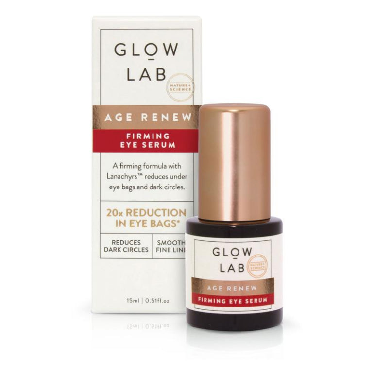 Glow Lab Age Renew Firming Eye Serum 15ml front image on Livehealthy HK imported from Australia