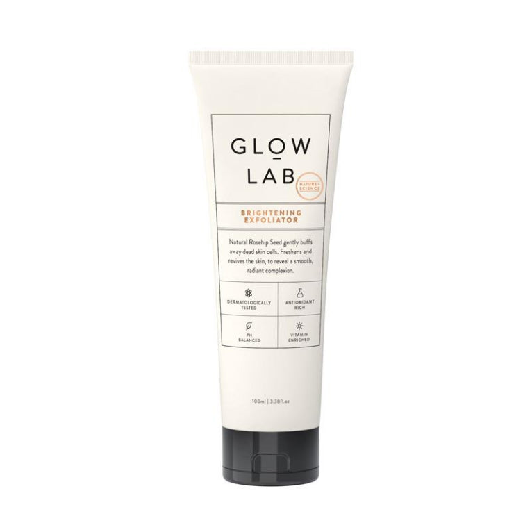 Glow Lab Brightening Exfoliator 100ml front image on Livehealthy HK imported from Australia