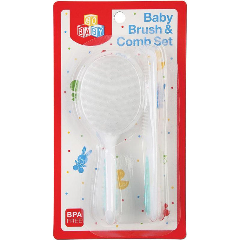 Go Baby Brush and Comb Set front image on Livehealthy HK imported from Australia