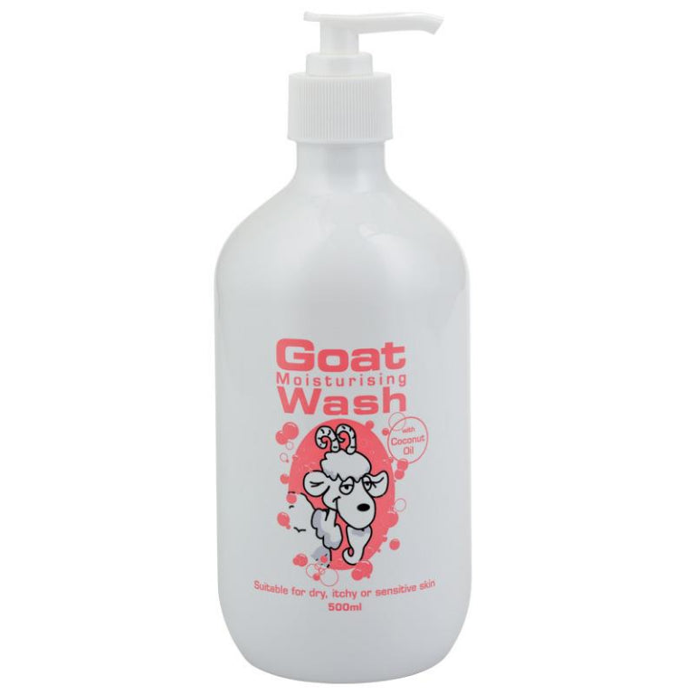 Goat Body Wash With Coconut Oil 500ml front image on Livehealthy HK imported from Australia