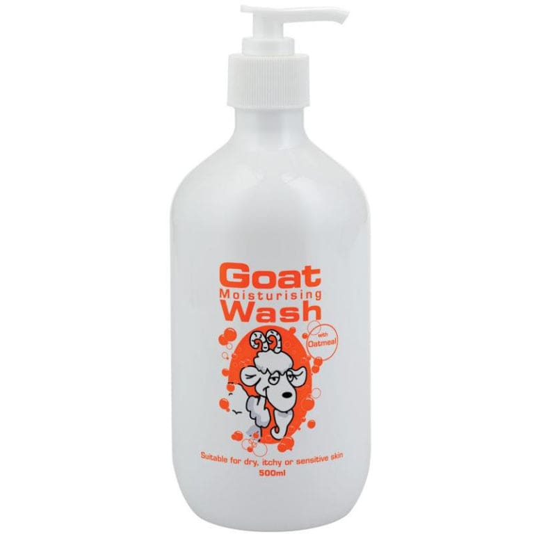 Goat Body Wash With Oatmeal 500ml front image on Livehealthy HK imported from Australia