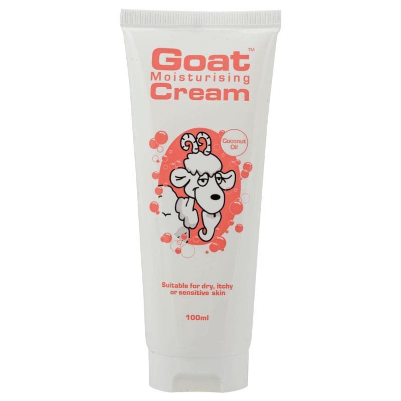 Goat Cream with Coconut Oil 100ml front image on Livehealthy HK imported from Australia
