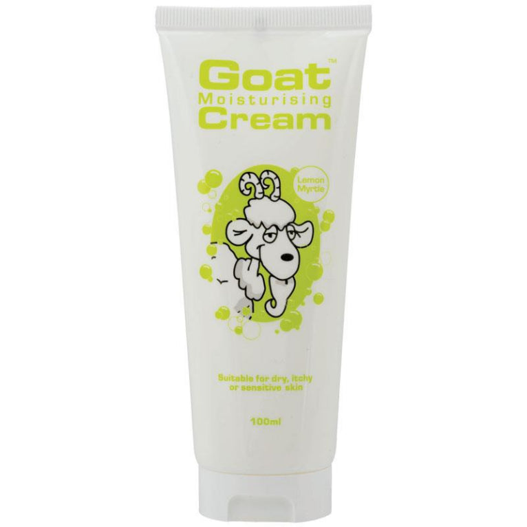 Goat Cream with Lemon Myrtle 100ml front image on Livehealthy HK imported from Australia