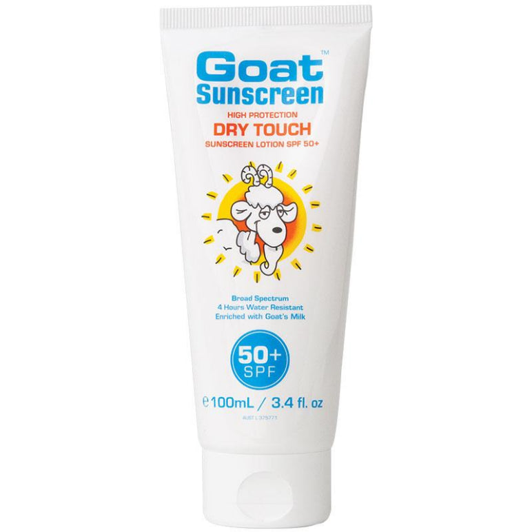Goat Dry Touch SPF 50+ Sunscreen 100ml front image on Livehealthy HK imported from Australia