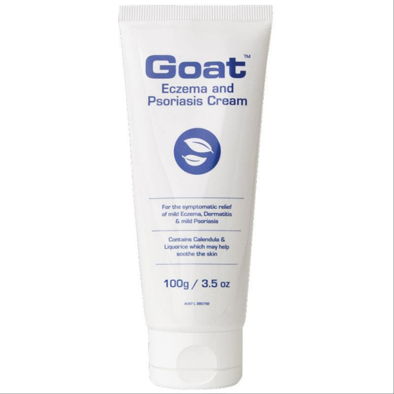 Goat Eczema And Psoriasis Cream 100g front image on Livehealthy HK imported from Australia