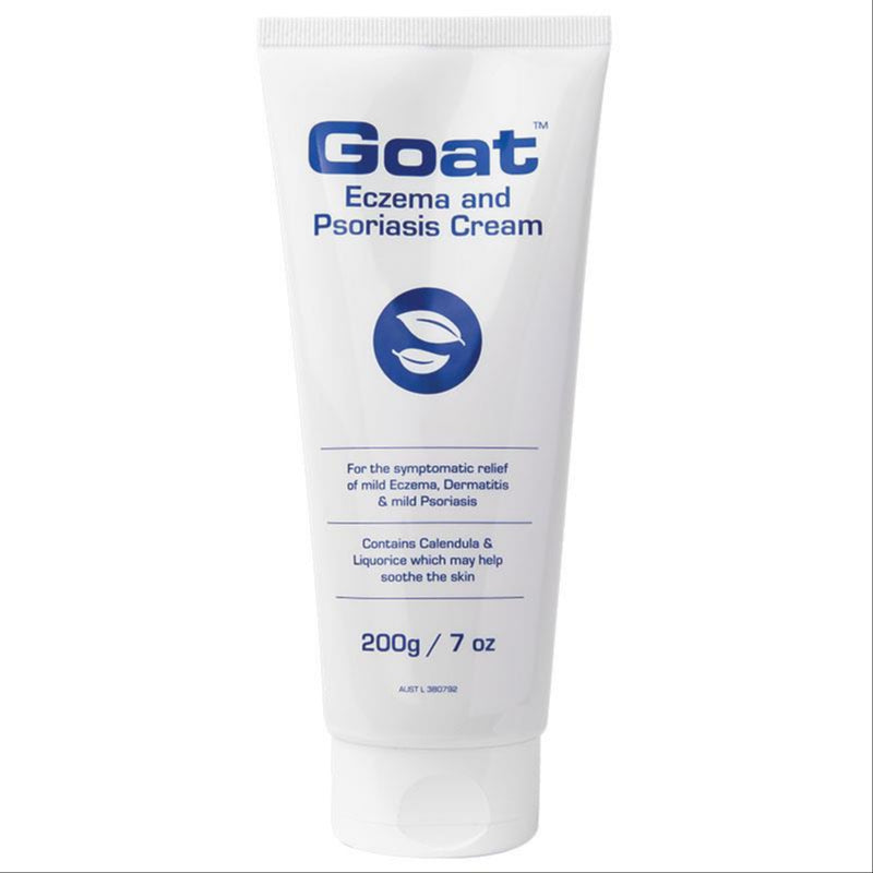 Goat Eczema And Psoriasis Cream 200g front image on Livehealthy HK imported from Australia