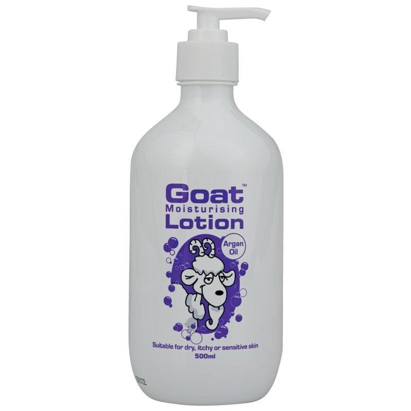 Goat Lotion with Argan Oil 500ml front image on Livehealthy HK imported from Australia