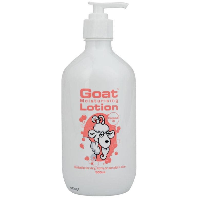 Goat Lotion with Coconut Oil 500ml front image on Livehealthy HK imported from Australia