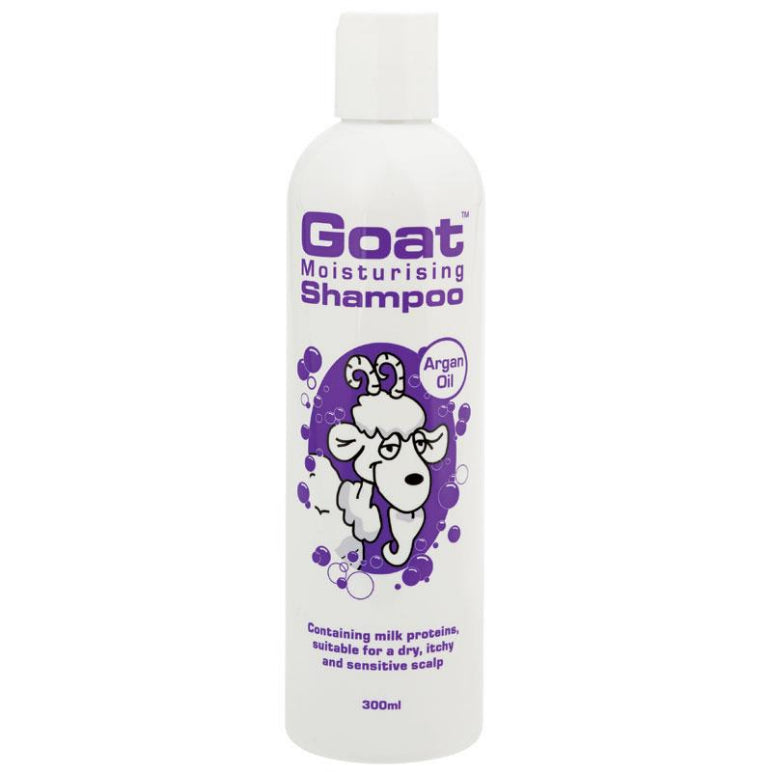 Goat Shampoo With Argan Oil 300ml front image on Livehealthy HK imported from Australia