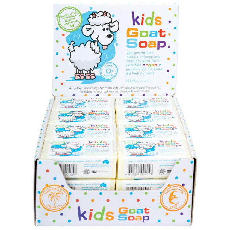 Goat Soap Kids Value Pack 24 front image on Livehealthy HK imported from Australia