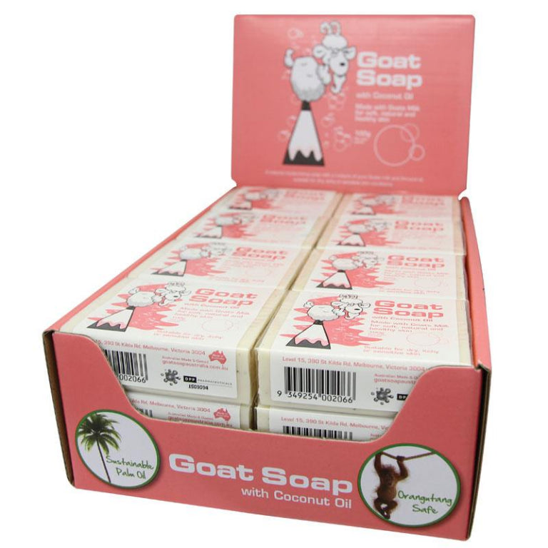 Goat Soap With Coconut Oil Value Pack 24 front image on Livehealthy HK imported from Australia