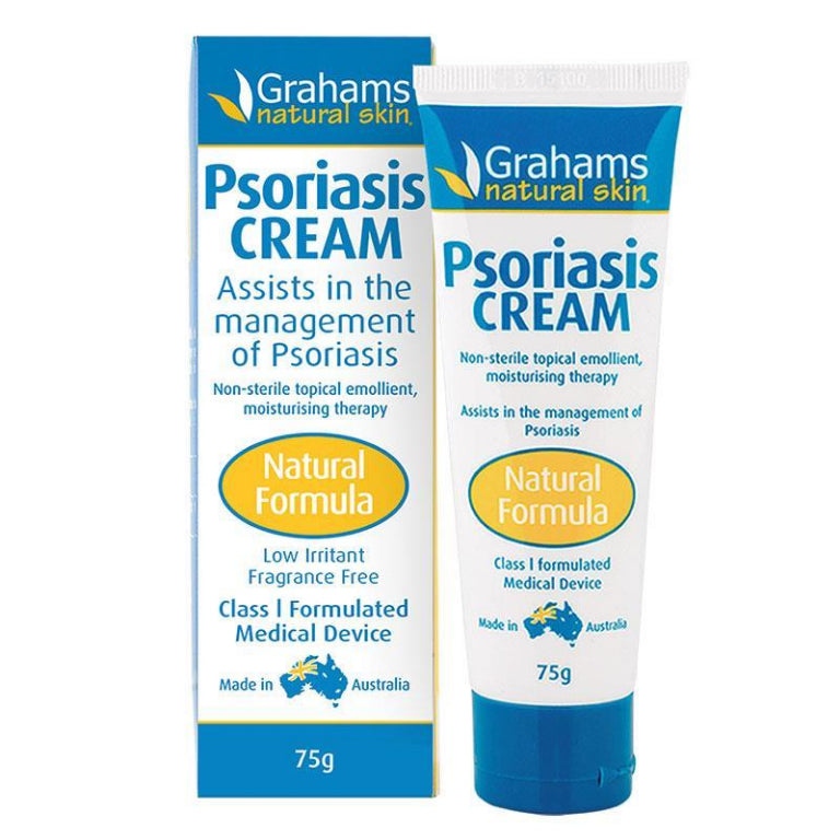 Grahams Psoriasis Cream 75g front image on Livehealthy HK imported from Australia
