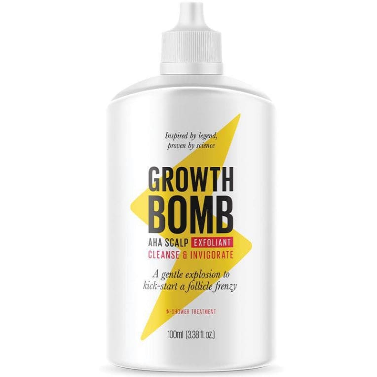 Growth Bomb AHA Scalp Exfoliant 100ml front image on Livehealthy HK imported from Australia