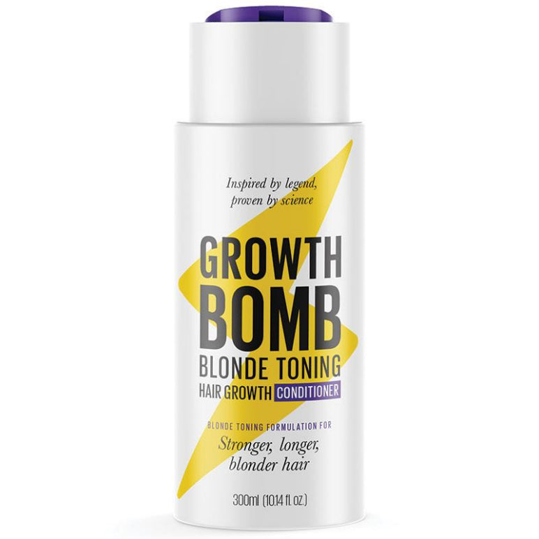 Growth Bomb Blonde Colour Enhancing Conditioner 300ml front image on Livehealthy HK imported from Australia