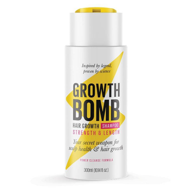 Growth Bomb Shampoo 300ml front image on Livehealthy HK imported from Australia