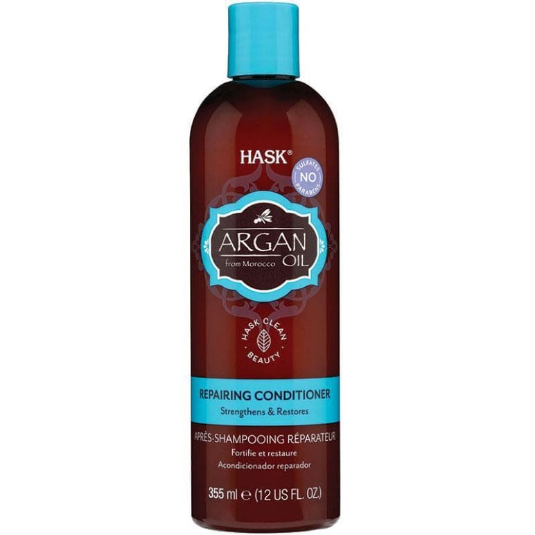 Hask Argan Oil Repairing Conditioner 355ml front image on Livehealthy HK imported from Australia