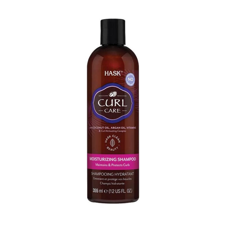 Hask Curl Care Moisturizing Shampoo 355ml front image on Livehealthy HK imported from Australia