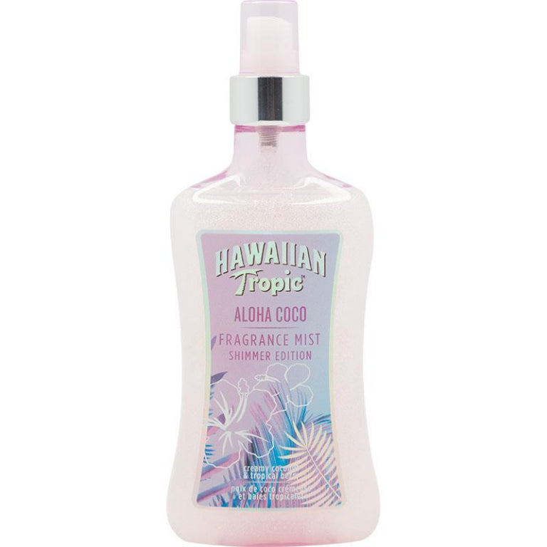 Hawaiian Tropic Aloha Coco Shimmer Edition Body Mist 250ml front image on Livehealthy HK imported from Australia
