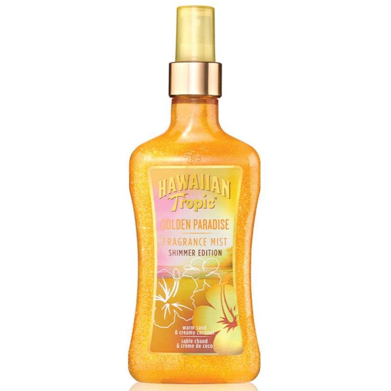 Hawaiian Tropic Golden Paradise Shimmer Body Mist 250ml front image on Livehealthy HK imported from Australia