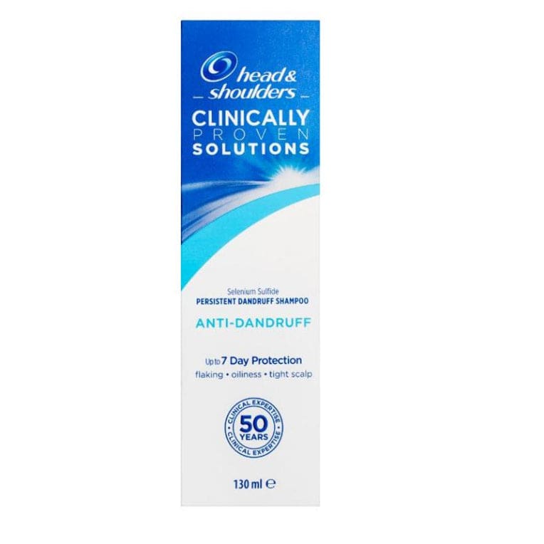 Head & Shoulders Clinicals Anti-Dandruff Shampoo 130ml front image on Livehealthy HK imported from Australia