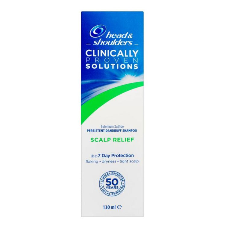 Head & Shoulders Clinicals Scalp Relief Shampoo 130ml front image on Livehealthy HK imported from Australia