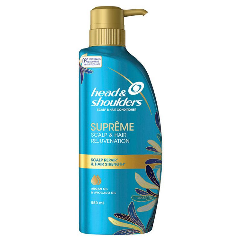 Head & Shoulders Supreme Scalp Repair & Hair Strength Conditioner 550ml front image on Livehealthy HK imported from Australia