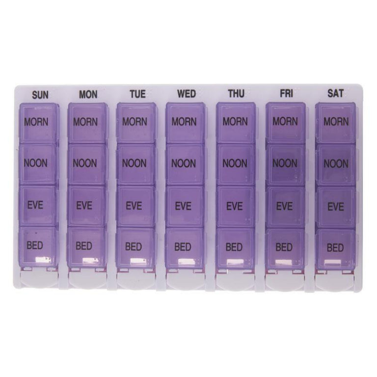 Health & Wellness Removable 7 Day Tablet Organizer front image on Livehealthy HK imported from Australia
