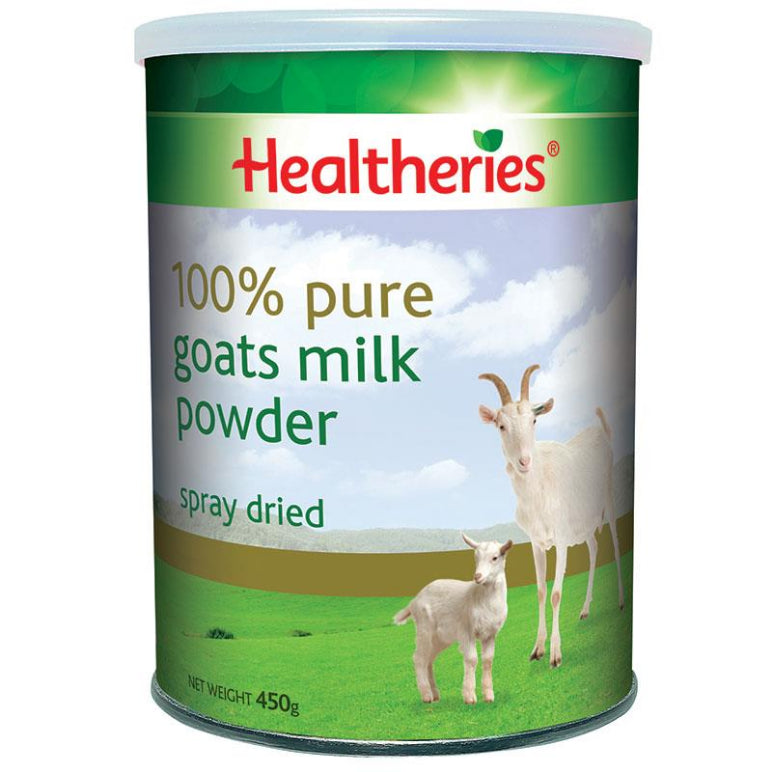 Healtheries Goats Milk Powder 450g front image on Livehealthy HK imported from Australia