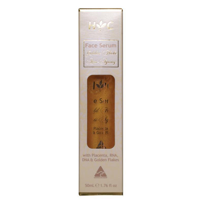 Healthy Care Anti Ageing Gold Flake Face Serum 50ml front image on Livehealthy HK imported from Australia
