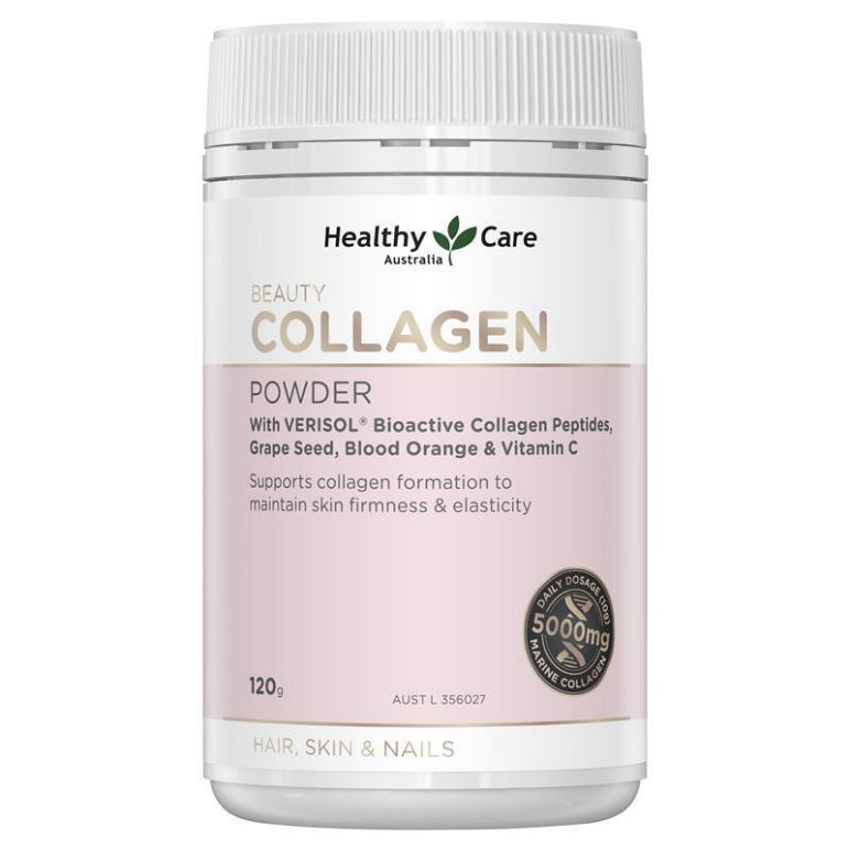Healthy Care Beauty Collagen Powder 120g front image on Livehealthy HK imported from Australia