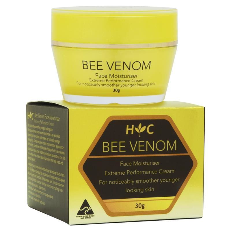 Healthy Care Bee Venom Face Moisturiser 30g front image on Livehealthy HK imported from Australia