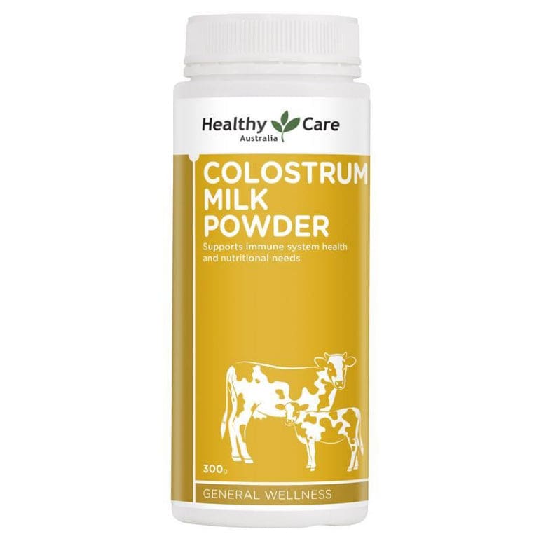 Healthy Care Colostrum Powder 300g front image on Livehealthy HK imported from Australia