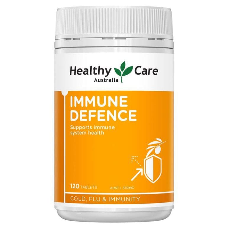 Healthy Care Immune Defence 120 Tablets front image on Livehealthy HK imported from Australia