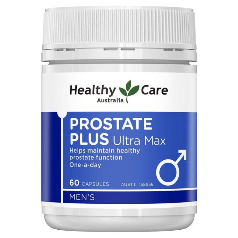 Healthy Care Prostate Plus Ultramax 60 Capsules front image on Livehealthy HK imported from Australia