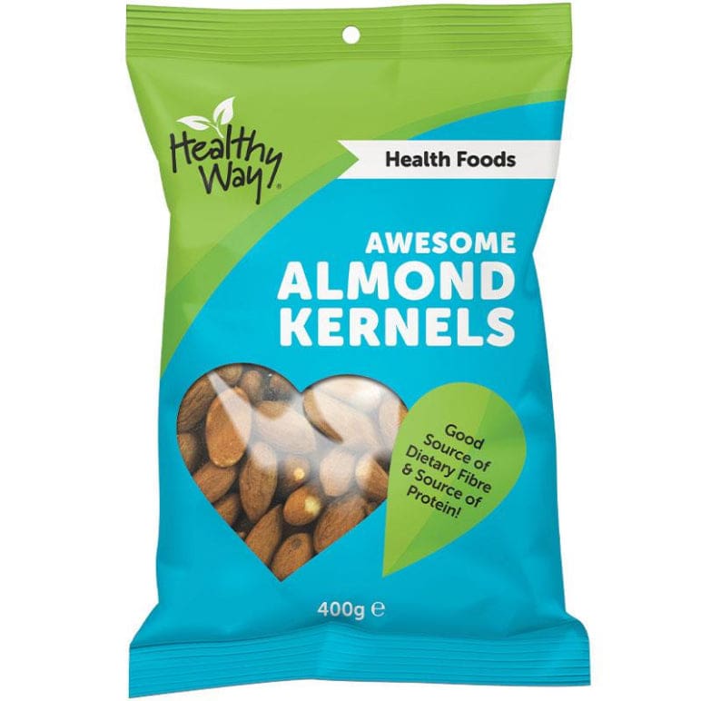 Healthy Way Awesome Almond Kernels 400g front image on Livehealthy HK imported from Australia