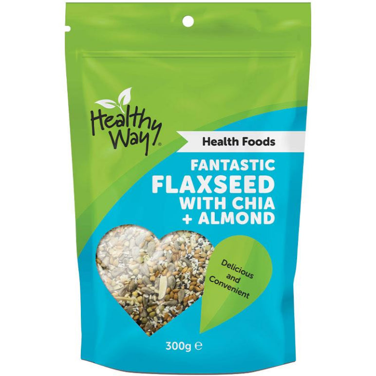 Healthy Way Fantastic Flaxseed with Chia and Almond 300g front image on Livehealthy HK imported from Australia