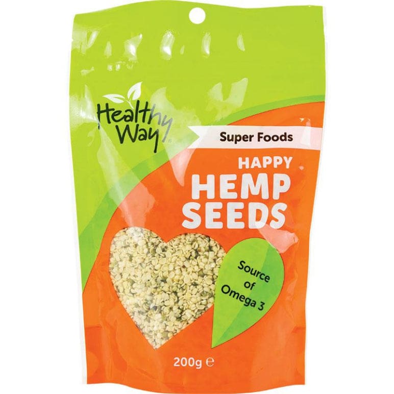 Healthy Way Happy Hemp Seeds 200g front image on Livehealthy HK imported from Australia