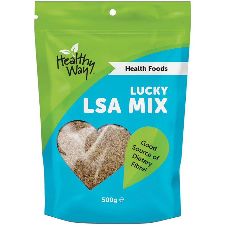 Healthy Way Lucky LSA Mix 500g front image on Livehealthy HK imported from Australia