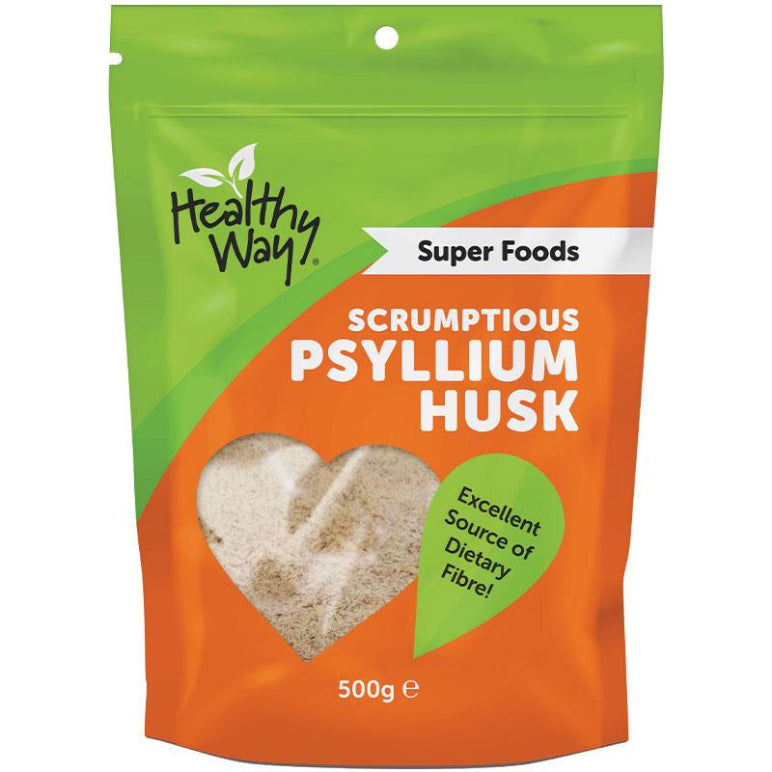 Healthy Way Scrumptious Psyllium Husk 500g front image on Livehealthy HK imported from Australia