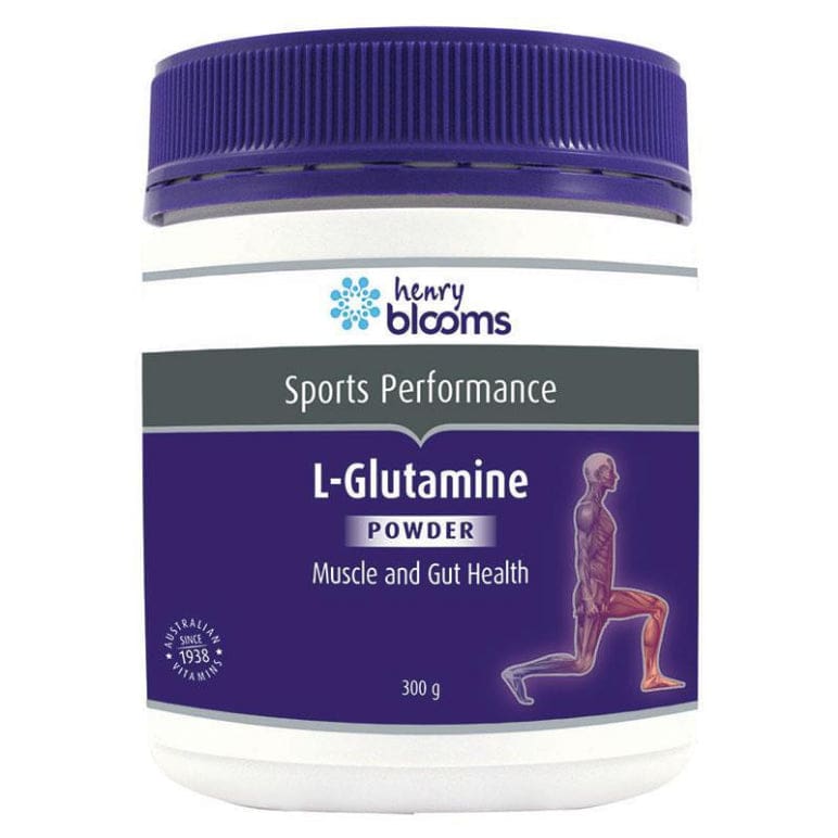 Henry Blooms L-Glutamine Powder 300g front image on Livehealthy HK imported from Australia