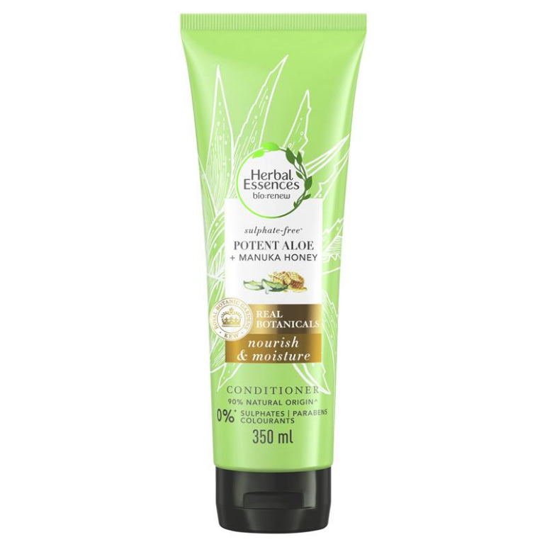 Herbal Essences Bio Renew Aloe & Manuka Honey Conditioner 350ml front image on Livehealthy HK imported from Australia