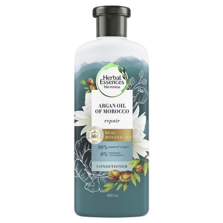 Herbal Essences Bio Renew Repair Argan Oil Conditioner 400ml front image on Livehealthy HK imported from Australia