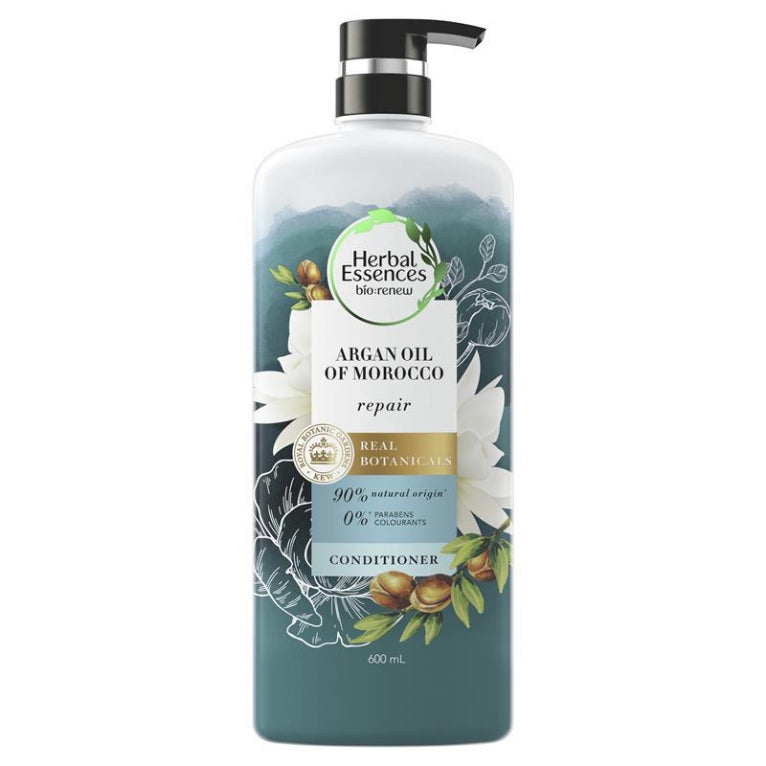 Herbal Essences Bio Renew Repair Argan Oil Conditioner 600ml front image on Livehealthy HK imported from Australia