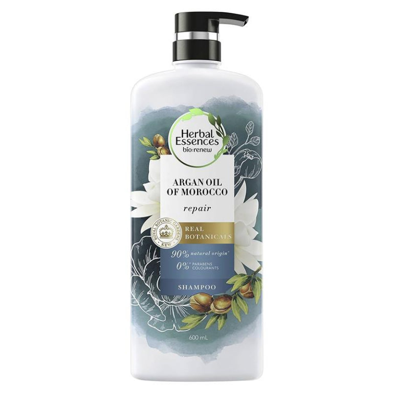 Herbal Essences Bio Renew Repair Argan Oil Shampoo 600ml front image on Livehealthy HK imported from Australia