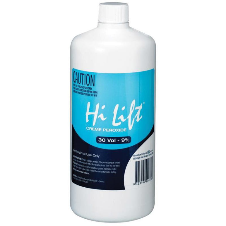 Hilift Peroxide 30 VOL 9% 200ml front image on Livehealthy HK imported from Australia