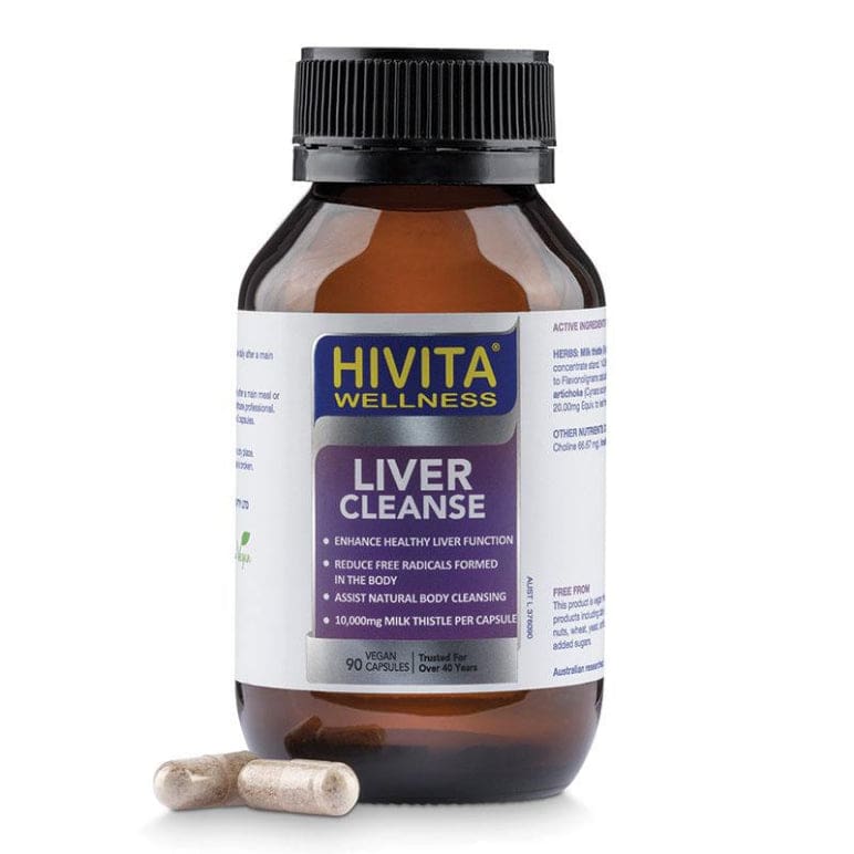 Hivita Wellness Liver Cleanse 90 Capsules front image on Livehealthy HK imported from Australia