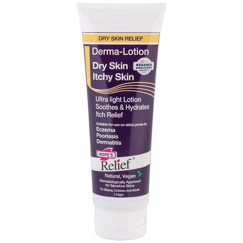 Hopes Relief Dry Skin Relief Derma Lotion 110g front image on Livehealthy HK imported from Australia
