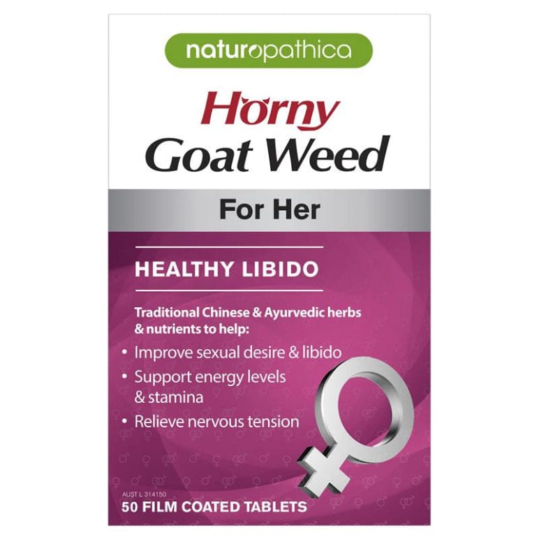 Horny Goat Weed for Women 50 front image on Livehealthy HK imported from Australia