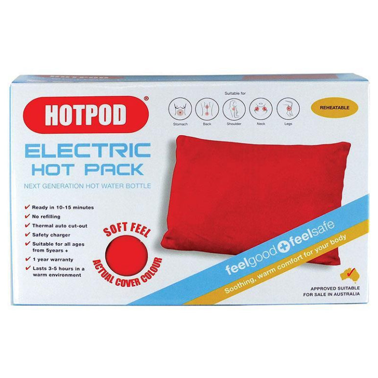 Hotpod Electric Heat Pack front image on Livehealthy HK imported from Australia