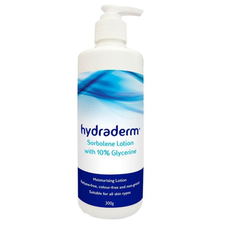 Hydraderm Moisturising Sorbolene Lotion Pump 300g front image on Livehealthy HK imported from Australia